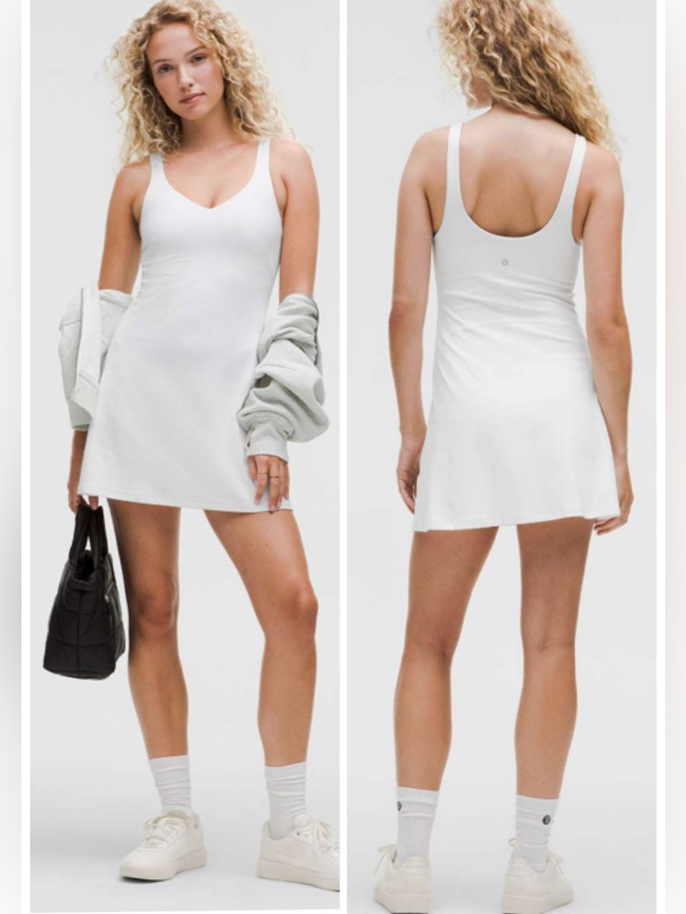Lululemon Align Dress White size 2 active traveling tennis preppy